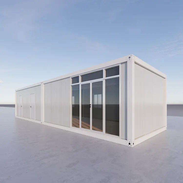 Lightweight flat container construction Enjoy the convenience of our integrated storage solutions in our flat pack container houses - declutter your life.