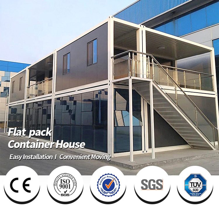 Transform a plain container into a stunning living space. Create a sustainable oasis with our off-grid options in our flat pack container home - self-sufficiency at its finest.