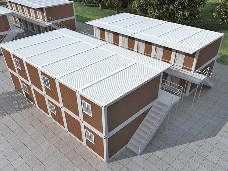 Modern prefab container dormitory building