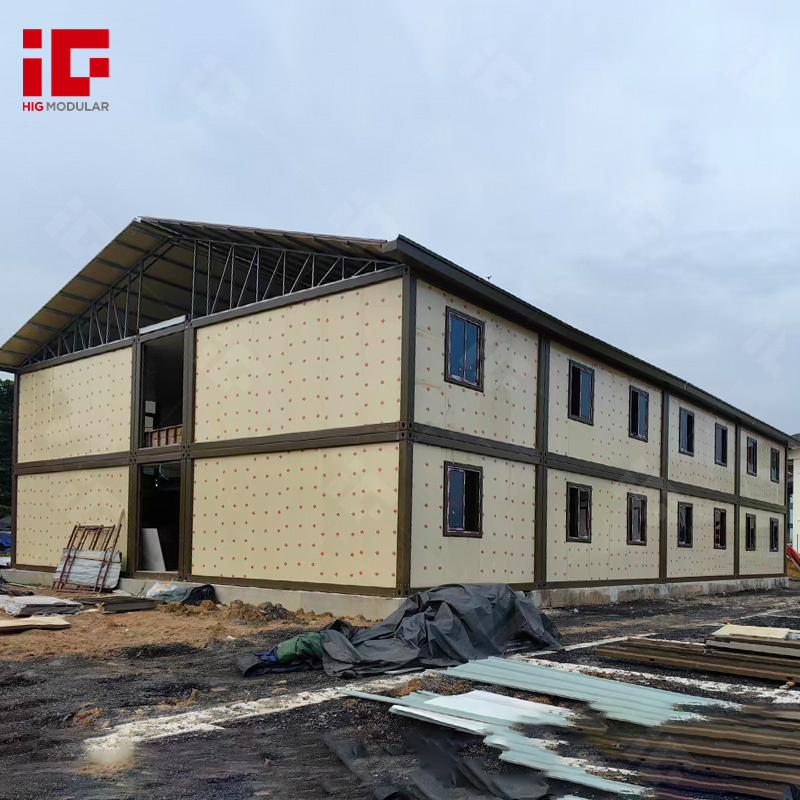Government approved Affordable prefab worker accommodation Flat pack container dormitory for Malaysian contractors